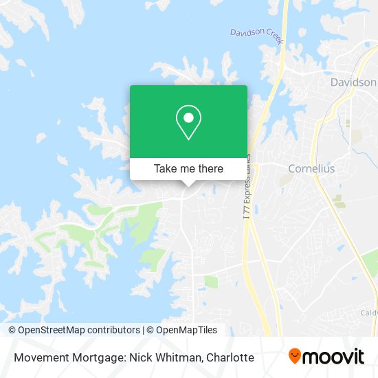 Movement Mortgage: Nick Whitman map