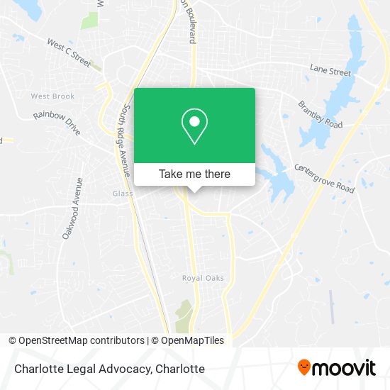 Charlotte Legal Advocacy map