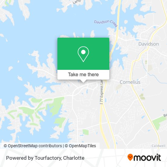Mapa de Powered by Tourfactory