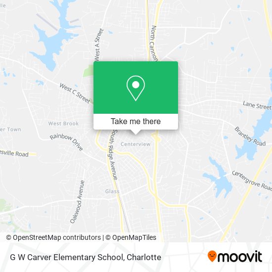 G W Carver Elementary School map