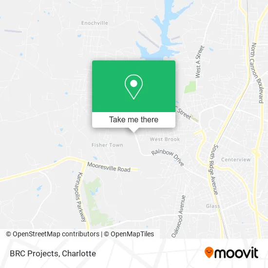 BRC Projects map