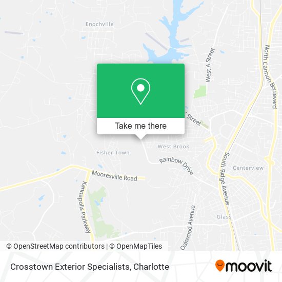 Crosstown Exterior Specialists map