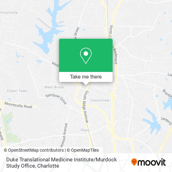 Duke Translational Medicine Institute / Murdock Study Office map