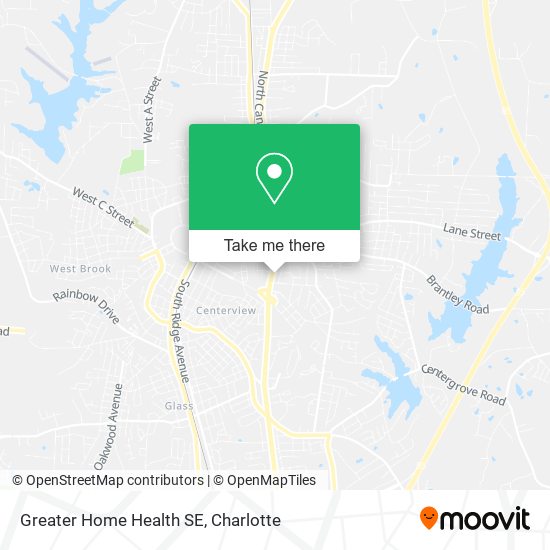 Greater Home Health SE map