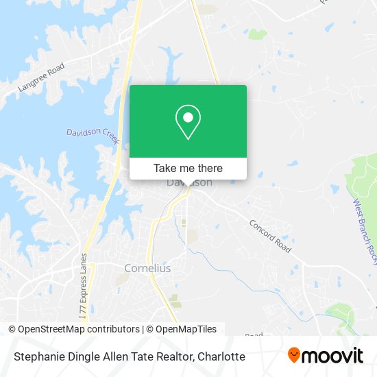 Stephanie Dingle Allen Tate Realtor map