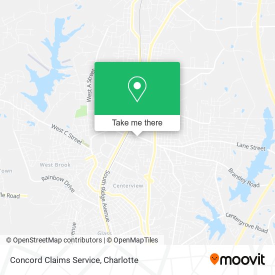 Concord Claims Service map