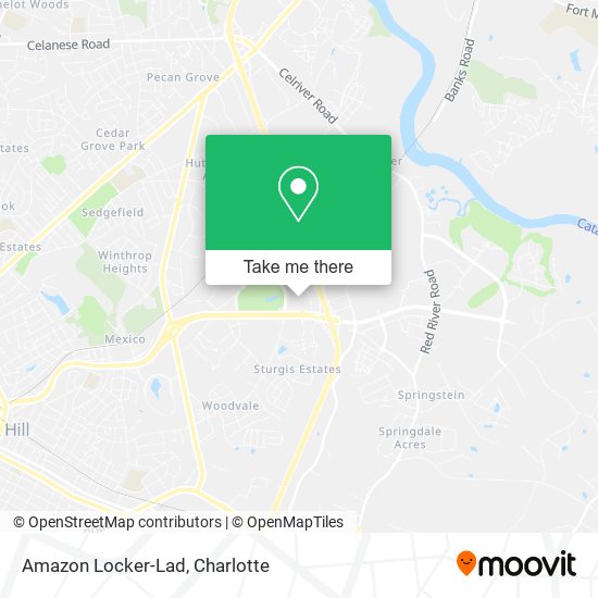 Amazon Locker-Lad map