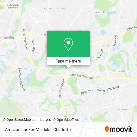 Amazon Locker-Mukluks map