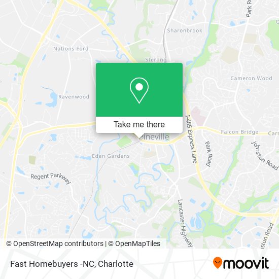 Mapa de Fast Homebuyers -NC