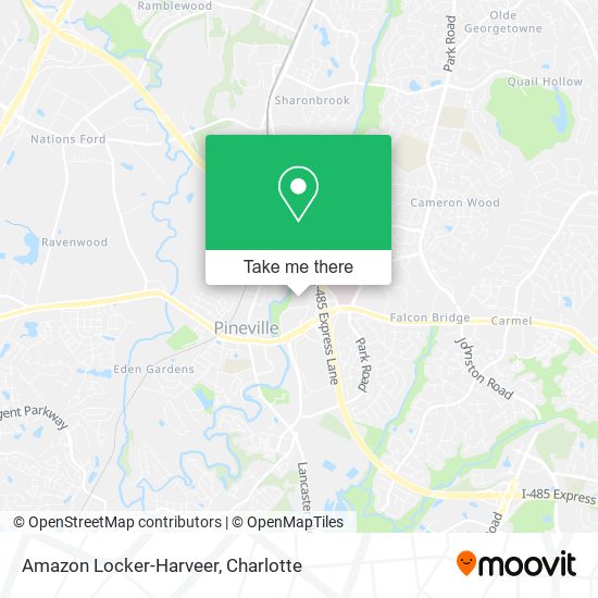 Mapa de Amazon Locker-Harveer