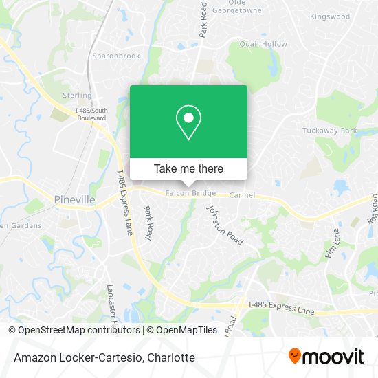Amazon Locker-Cartesio map