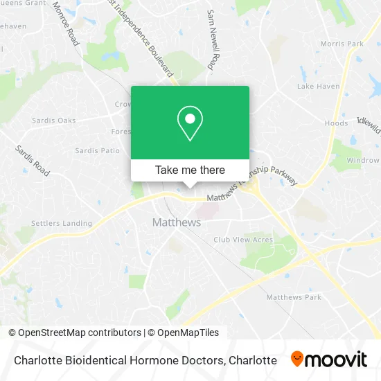 Charlotte Bioidentical Hormone Doctors map