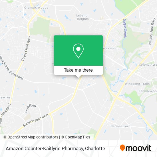 Mapa de Amazon Counter-Kaitlyn's Pharmacy