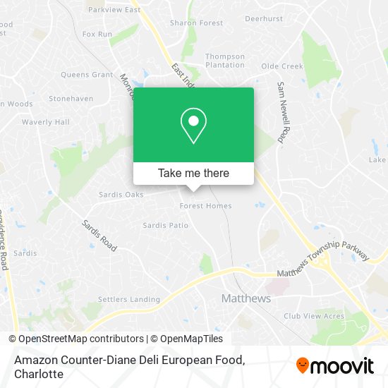 Amazon Counter-Diane Deli European Food map