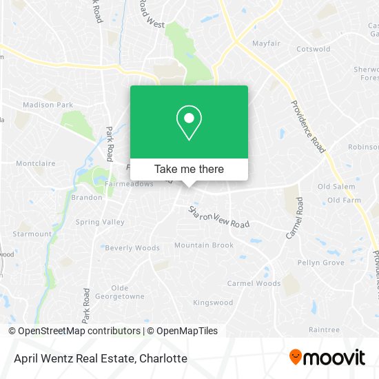 Mapa de April Wentz Real Estate
