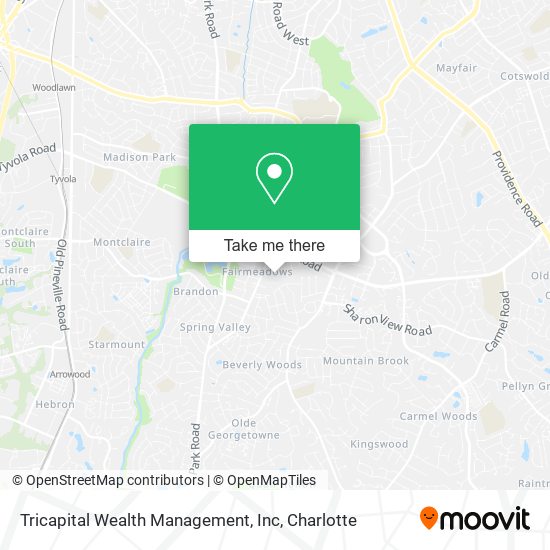 Mapa de Tricapital Wealth Management, Inc