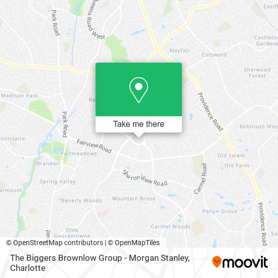 Mapa de The Biggers Brownlow Group - Morgan Stanley
