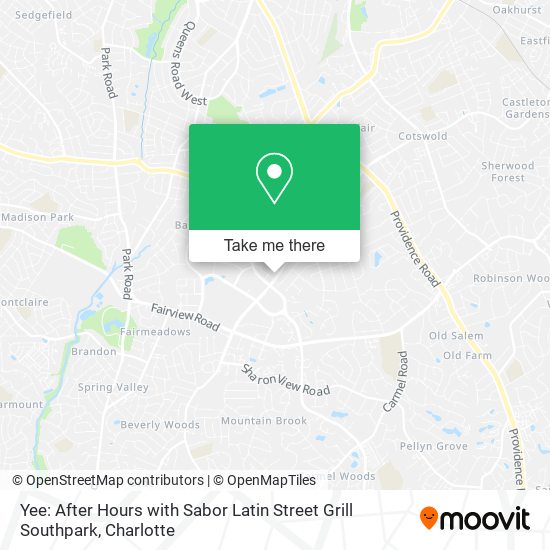 Mapa de Yee: After Hours with Sabor Latin Street Grill Southpark