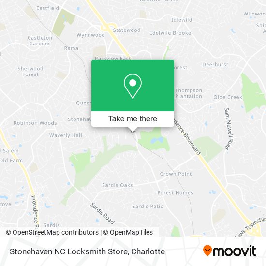 Stonehaven NC Locksmith Store map