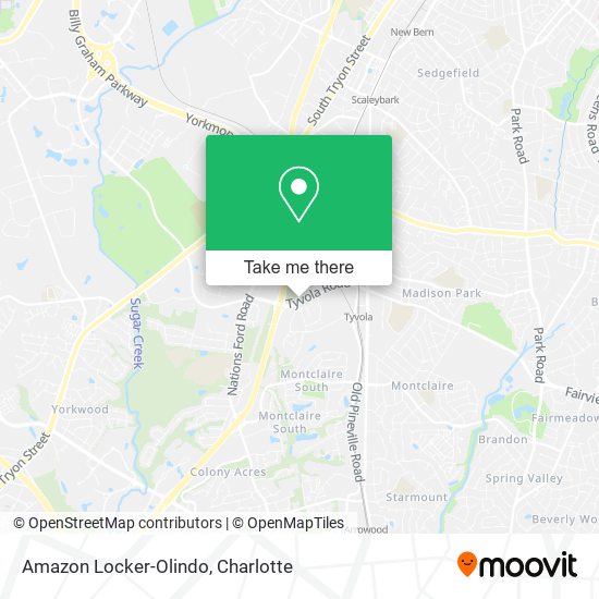 Mapa de Amazon Locker-Olindo