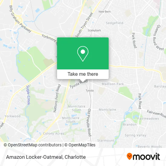 Amazon Locker-Oatmeal map