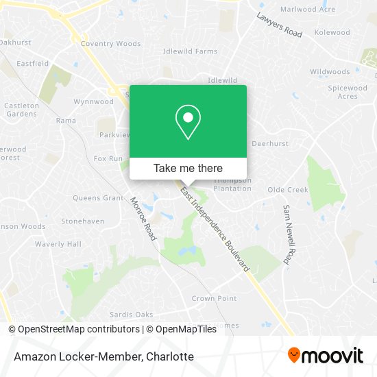 Mapa de Amazon Locker-Member
