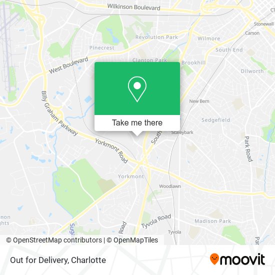 Out for Delivery map