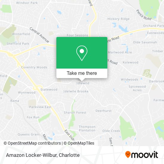 Amazon Locker-Wilbur map