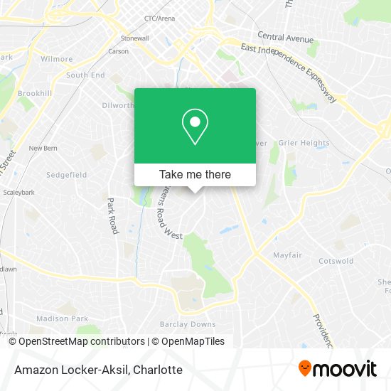 Amazon Locker-Aksil map