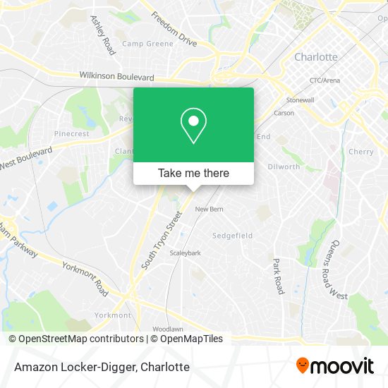 Mapa de Amazon Locker-Digger
