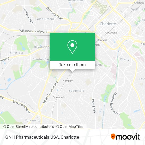 GNH Pharmaceuticals USA map