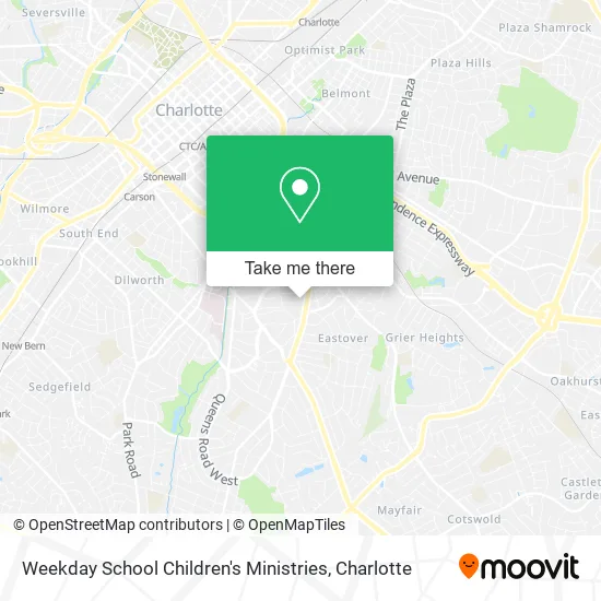 Weekday School Children's Ministries map