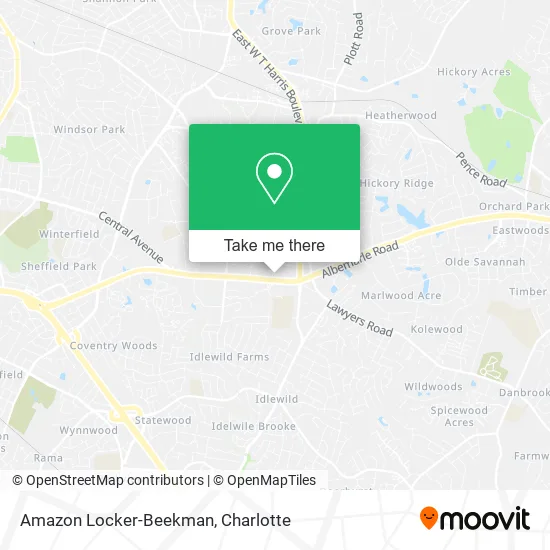 Amazon Locker-Beekman map