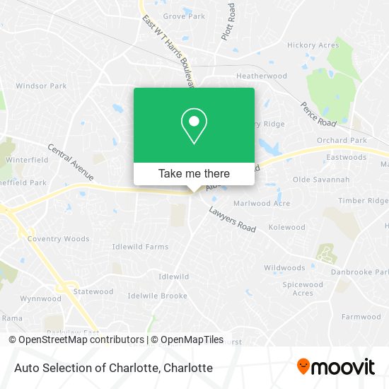 Auto Selection of Charlotte map