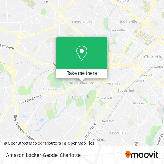 Mapa de Amazon Locker-Geode