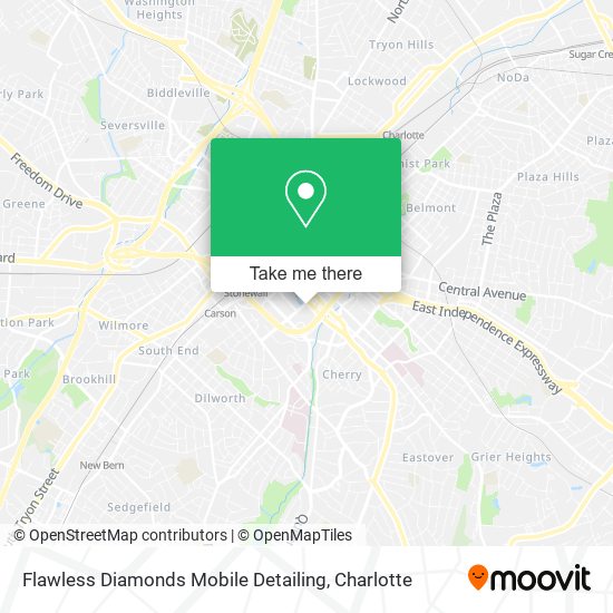 Flawless Diamonds Mobile Detailing map