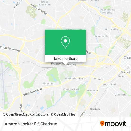 Amazon Locker-Elf map