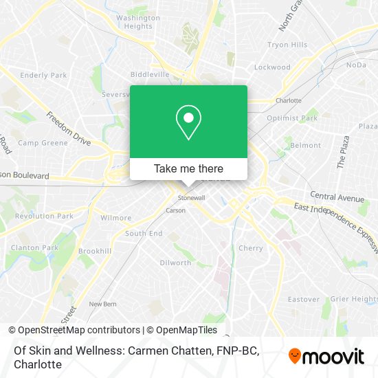 Mapa de Of Skin and Wellness: Carmen Chatten, FNP-BC