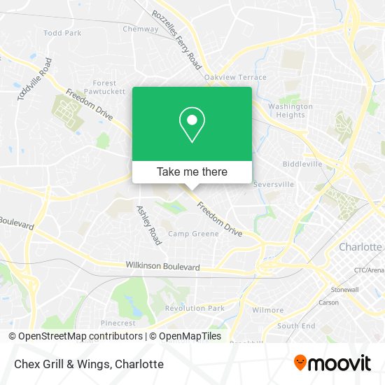 Chex Grill & Wings map