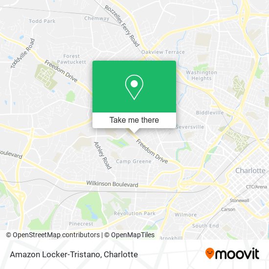 Mapa de Amazon Locker-Tristano