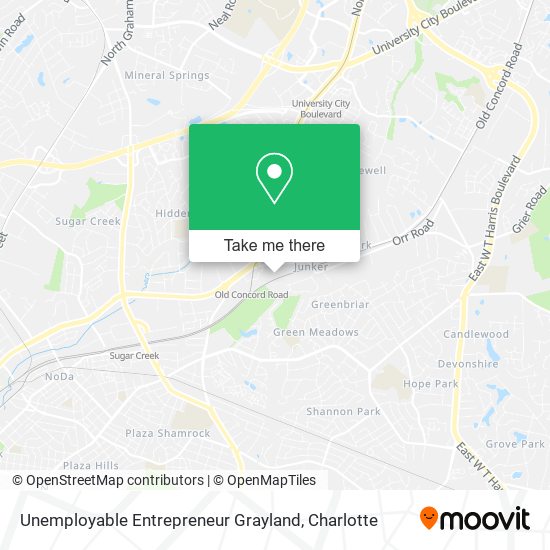 Unemployable Entrepreneur Grayland map