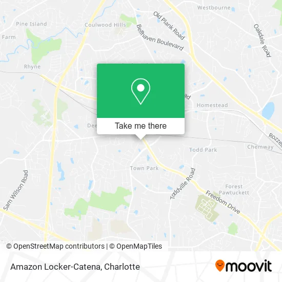 Amazon Locker-Catena map