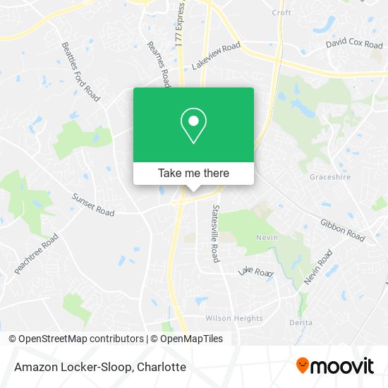 Amazon Locker-Sloop map