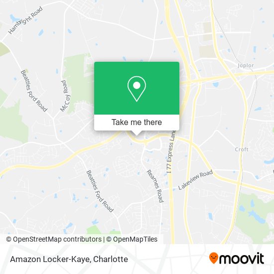 Mapa de Amazon Locker-Kaye