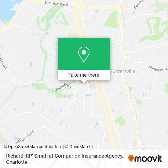 Richard 'RP' Smith at Comparion Insurance Agency map