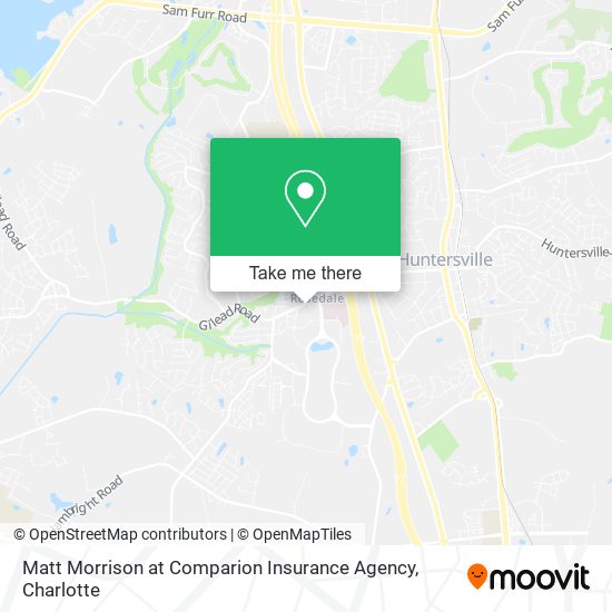 Matt Morrison at Comparion Insurance Agency map