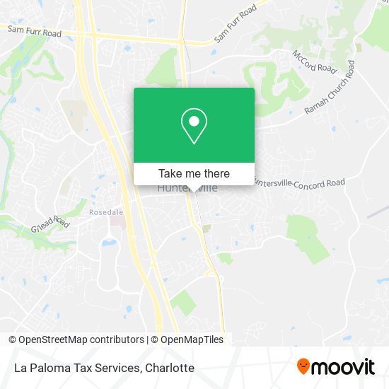 Mapa de La Paloma Tax Services