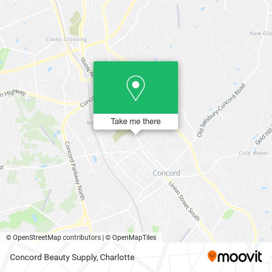 Mapa de Concord Beauty Supply