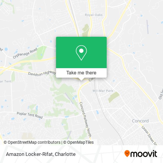 Mapa de Amazon Locker-Rifat