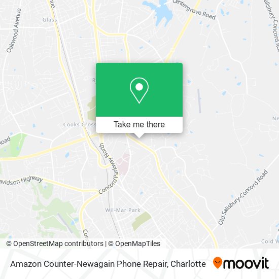 Amazon Counter-Newagain Phone Repair map